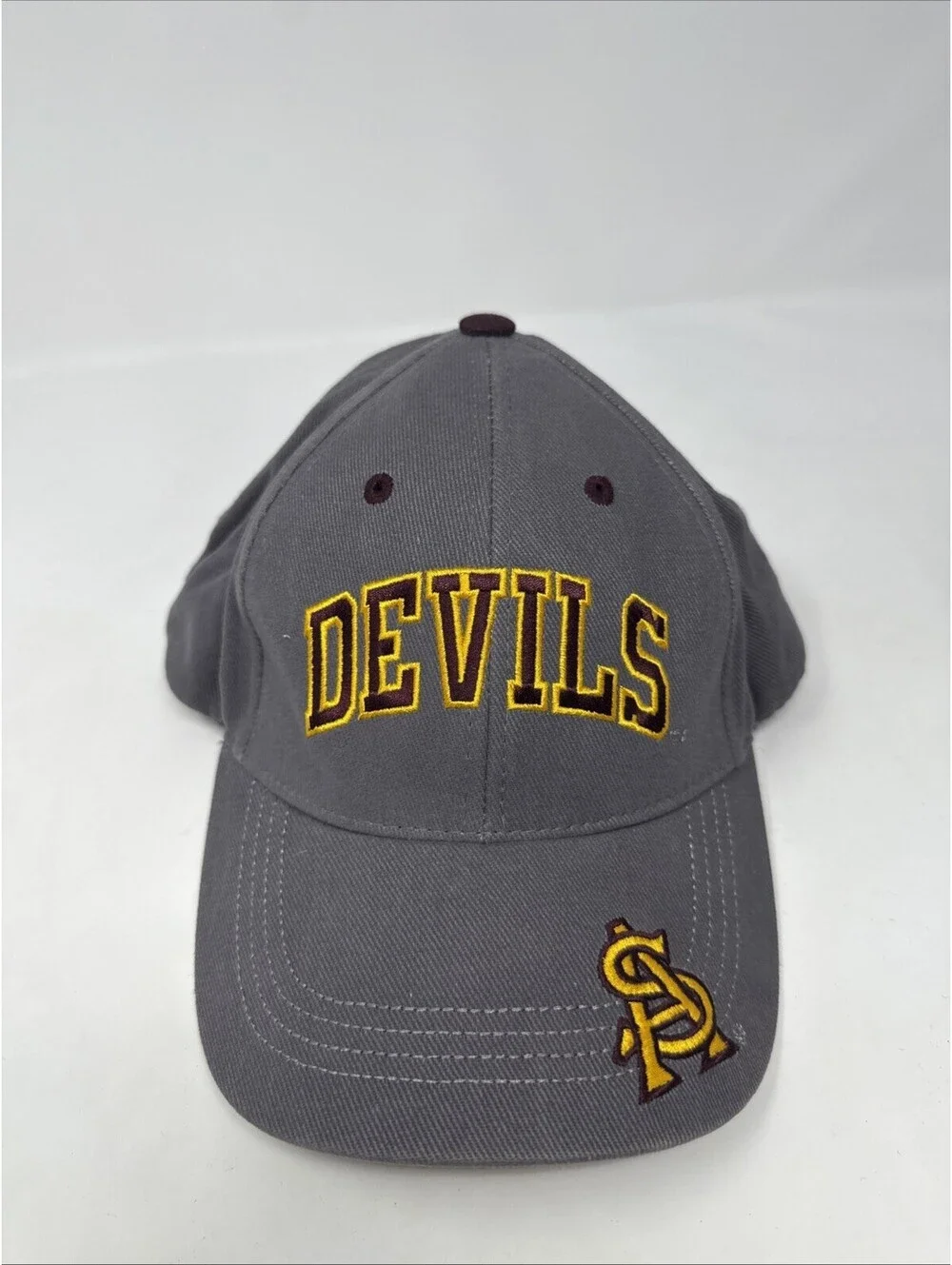 Top of the World Gray College Devils Men's Baseball Cap Hat, One Size